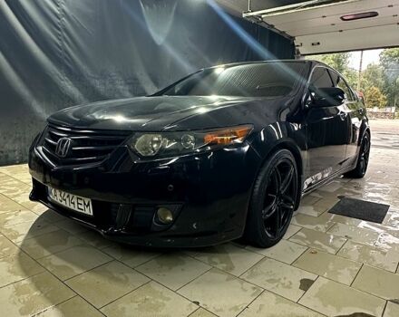 Черный Хонда Аккорд, объемом двигателя 2.4 л и пробегом 265 тыс. км за 10300 $, фото 2 на Automoto.ua