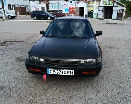 Черный Хонда Аккорд, объемом двигателя 2 л и пробегом 380 тыс. км за 2300 $, фото 1 на Automoto.ua