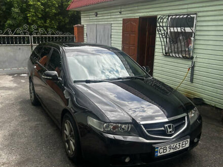 Черный Хонда Аккорд, объемом двигателя 2 л и пробегом 394 тыс. км за 4600 $, фото 1 на Automoto.ua