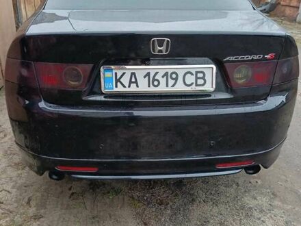 Черный Хонда Аккорд, объемом двигателя 2.4 л и пробегом 308 тыс. км за 6300 $, фото 1 на Automoto.ua