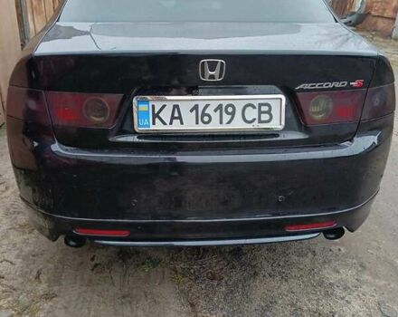 Черный Хонда Аккорд, объемом двигателя 2.4 л и пробегом 308 тыс. км за 6300 $, фото 1 на Automoto.ua