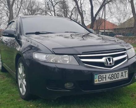 Черный Хонда Аккорд, объемом двигателя 2.4 л и пробегом 220 тыс. км за 6500 $, фото 1 на Automoto.ua