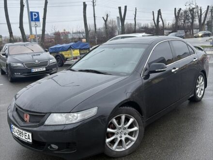 Черный Хонда Аккорд, объемом двигателя 2.4 л и пробегом 449 тыс. км за 5500 $, фото 1 на Automoto.ua