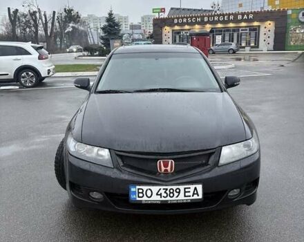 Черный Хонда Аккорд, объемом двигателя 2.4 л и пробегом 449 тыс. км за 5500 $, фото 1 на Automoto.ua