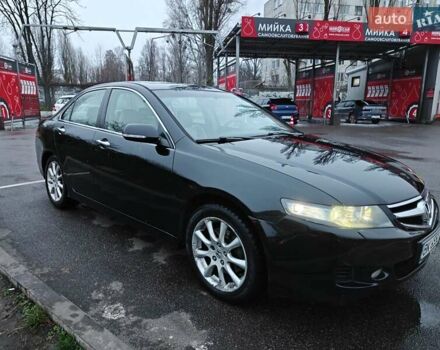 Черный Хонда Аккорд, объемом двигателя 2.4 л и пробегом 354 тыс. км за 7600 $, фото 1 на Automoto.ua