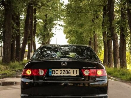 Черный Хонда Аккорд, объемом двигателя 2.4 л и пробегом 307 тыс. км за 5999 $, фото 1 на Automoto.ua