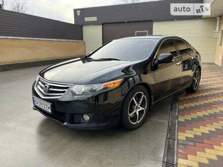 Черный Хонда Аккорд, объемом двигателя 2.4 л и пробегом 220 тыс. км за 9300 $, фото 1 на Automoto.ua