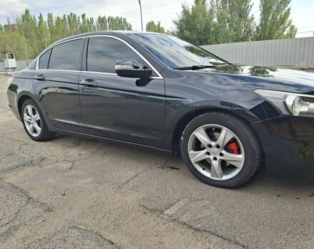 Черный Хонда Аккорд, объемом двигателя 2.4 л и пробегом 356 тыс. км за 7300 $, фото 1 на Automoto.ua