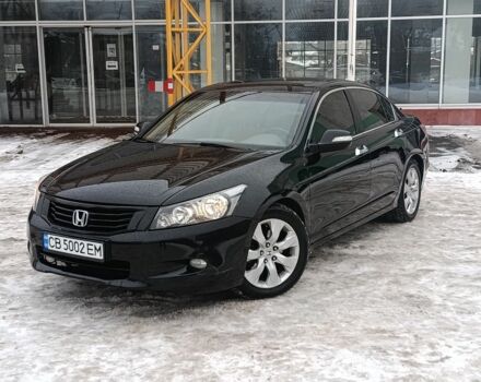 Черный Хонда Аккорд, объемом двигателя 2.4 л и пробегом 176 тыс. км за 7599 $, фото 1 на Automoto.ua