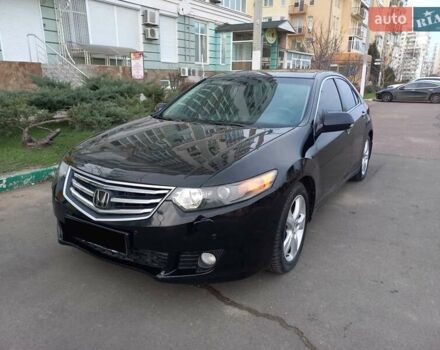 Черный Хонда Аккорд, объемом двигателя 2.4 л и пробегом 218 тыс. км за 8500 $, фото 1 на Automoto.ua