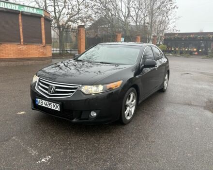 Черный Хонда Аккорд, объемом двигателя 2.4 л и пробегом 256 тыс. км за 9200 $, фото 1 на Automoto.ua