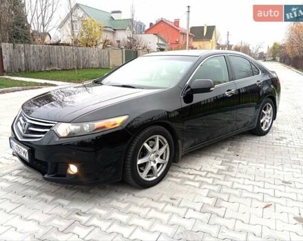 Черный Хонда Аккорд, объемом двигателя 2.4 л и пробегом 195 тыс. км за 13300 $, фото 1 на Automoto.ua