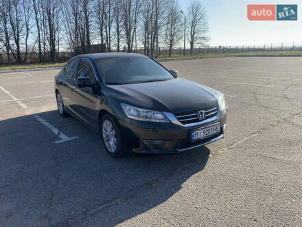 Черный Хонда Аккорд, объемом двигателя 2.4 л и пробегом 160 тыс. км за 13800 $, фото 1 на Automoto.ua