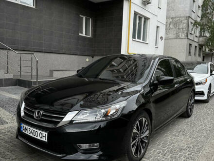 Черный Хонда Аккорд, объемом двигателя 2.4 л и пробегом 160 тыс. км за 10800 $, фото 1 на Automoto.ua