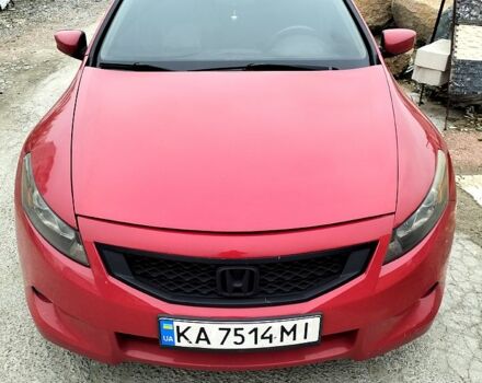 Красный Хонда Аккорд, объемом двигателя 2.4 л и пробегом 220 тыс. км за 7400 $, фото 2 на Automoto.ua