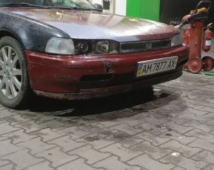 Красный Хонда Аккорд, объемом двигателя 2.2 л и пробегом 400 тыс. км за 1800 $, фото 1 на Automoto.ua