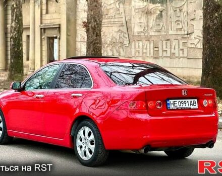 Красный Хонда Аккорд, объемом двигателя 2.4 л и пробегом 244 тыс. км за 7000 $, фото 6 на Automoto.ua