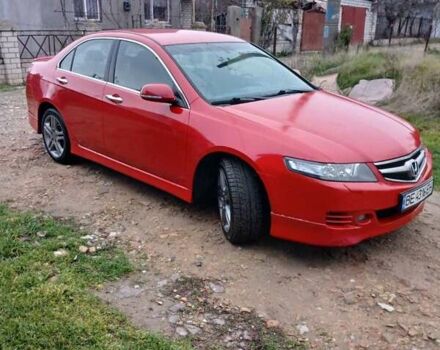 Красный Хонда Аккорд, объемом двигателя 2.35 л и пробегом 256 тыс. км за 6200 $, фото 6 на Automoto.ua