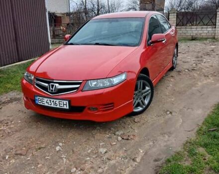 Красный Хонда Аккорд, объемом двигателя 2.35 л и пробегом 256 тыс. км за 6200 $, фото 5 на Automoto.ua