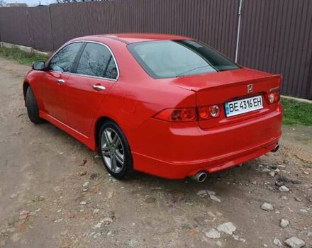 Красный Хонда Аккорд, объемом двигателя 2.35 л и пробегом 256 тыс. км за 6200 $, фото 2 на Automoto.ua