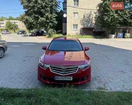 Красный Хонда Аккорд, объемом двигателя 2.4 л и пробегом 223 тыс. км за 9200 $, фото 2 на Automoto.ua