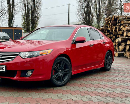 Красный Хонда Аккорд, объемом двигателя 2.4 л и пробегом 262 тыс. км за 8200 $, фото 1 на Automoto.ua