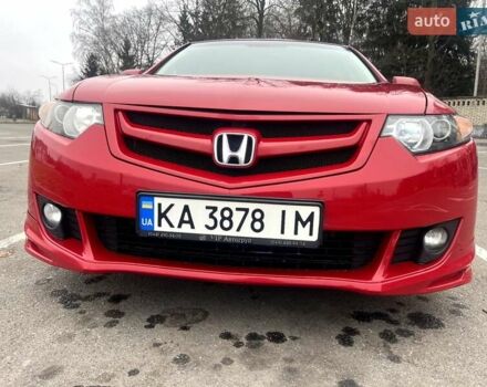 Красный Хонда Аккорд, объемом двигателя 2.4 л и пробегом 218 тыс. км за 9300 $, фото 6 на Automoto.ua