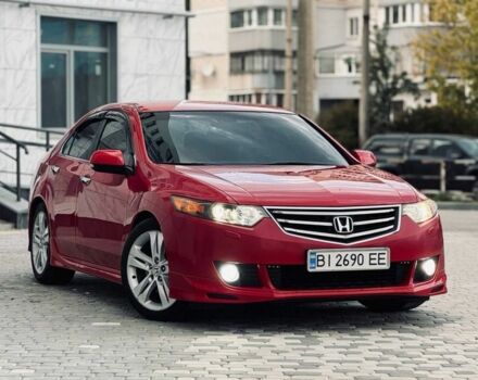 Красный Хонда Аккорд, объемом двигателя 2.4 л и пробегом 146 тыс. км за 8800 $, фото 2 на Automoto.ua