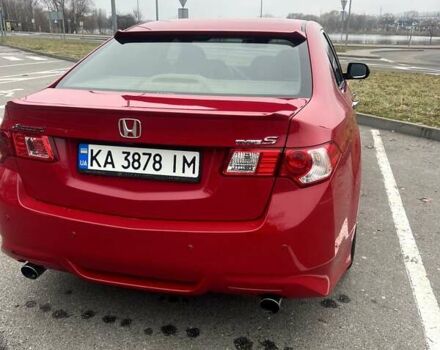 Красный Хонда Аккорд, объемом двигателя 2.4 л и пробегом 218 тыс. км за 9300 $, фото 3 на Automoto.ua