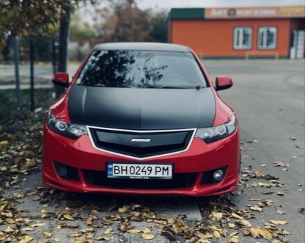 Красный Хонда Аккорд, объемом двигателя 2.4 л и пробегом 255 тыс. км за 8300 $, фото 1 на Automoto.ua