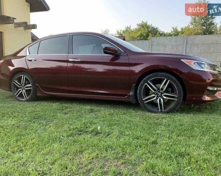 Красный Хонда Аккорд, объемом двигателя 2.4 л и пробегом 90 тыс. км за 15900 $, фото 4 на Automoto.ua