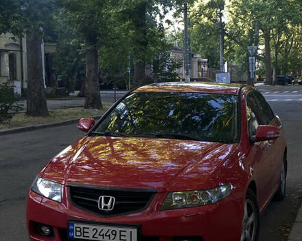 Червоний Хонда Аккорд, об'ємом двигуна 2.4 л та пробігом 340 тис. км за 6700 $, фото 1 на Automoto.ua