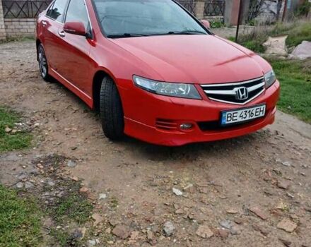 Красный Хонда Аккорд, объемом двигателя 2.35 л и пробегом 256 тыс. км за 6200 $, фото 1 на Automoto.ua