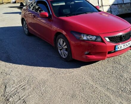 Красный Хонда Аккорд, объемом двигателя 2.4 л и пробегом 220 тыс. км за 7400 $, фото 1 на Automoto.ua