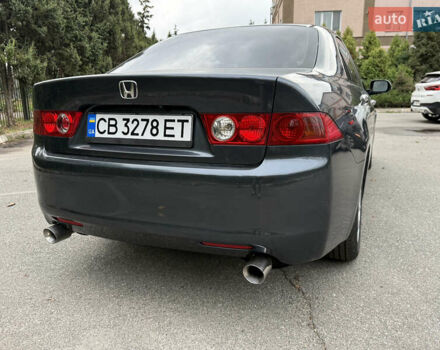 Серый Хонда Аккорд, объемом двигателя 2.4 л и пробегом 352 тыс. км за 5800 $, фото 18 на Automoto.ua