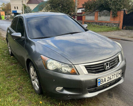 Серый Хонда Аккорд, объемом двигателя 3.5 л и пробегом 140 тыс. км за 8200 $, фото 1 на Automoto.ua