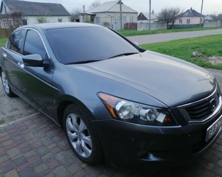 Серый Хонда Аккорд, объемом двигателя 3.5 л и пробегом 200 тыс. км за 8200 $, фото 1 на Automoto.ua