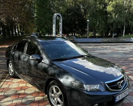 Серый Хонда Аккорд, объемом двигателя 2.4 л и пробегом 352 тыс. км за 7000 $, фото 1 на Automoto.ua