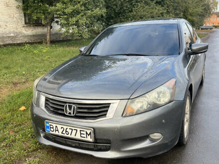 Серый Хонда Аккорд, объемом двигателя 3.5 л и пробегом 140 тыс. км за 8200 $, фото 1 на Automoto.ua