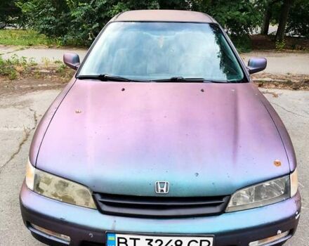 Синий Хонда Аккорд, объемом двигателя 2.2 л и пробегом 265 тыс. км за 1500 $, фото 5 на Automoto.ua