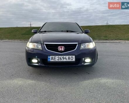 Синий Хонда Аккорд, объемом двигателя 2.4 л и пробегом 338 тыс. км за 5700 $, фото 3 на Automoto.ua