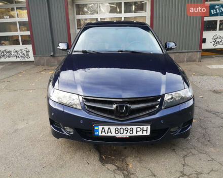 Синий Хонда Аккорд, объемом двигателя 2.4 л и пробегом 253 тыс. км за 7300 $, фото 1 на Automoto.ua