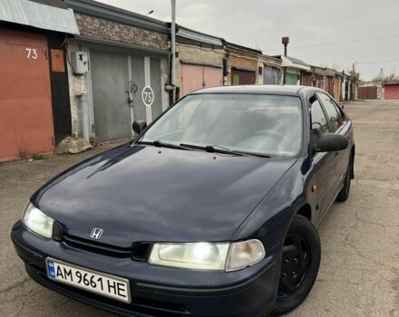 Синий Хонда Аккорд, объемом двигателя 2 л и пробегом 356 тыс. км за 1300 $, фото 1 на Automoto.ua