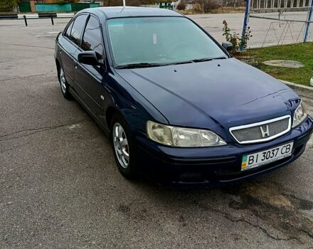 Синий Хонда Аккорд, объемом двигателя 1.9 л и пробегом 384 тыс. км за 3000 $, фото 1 на Automoto.ua