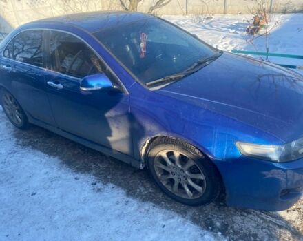 Синий Хонда Аккорд, объемом двигателя 2.4 л и пробегом 230 тыс. км за 6500 $, фото 1 на Automoto.ua