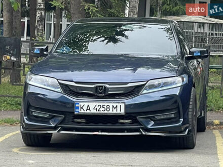 Хонда Аккорд 2017 в Киеве на Automoto.ua Синий Хонда Аккорд, объемом двигателя 3.5 л и пробегом 91 тыс. км за 7500 $, фото 1 на Automoto.ua