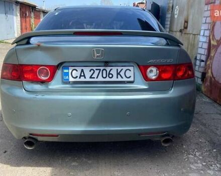 Зеленый Хонда Аккорд, объемом двигателя 2.4 л и пробегом 418 тыс. км за 5000 $, фото 3 на Automoto.ua
