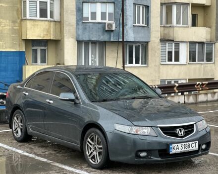 Зеленый Хонда Аккорд, объемом двигателя 2.4 л и пробегом 334 тыс. км за 5500 $, фото 1 на Automoto.ua