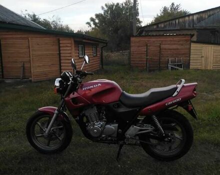 Красный Хонда CB 500, объемом двигателя 0.5 л и пробегом 25 тыс. км за 2500 $, фото 3 на Automoto.ua