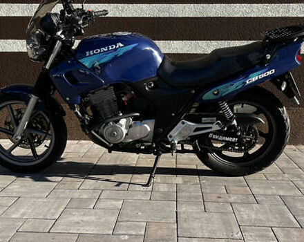 Синий Хонда CB 500, объемом двигателя 0.5 л и пробегом 58 тыс. км за 2500 $, фото 2 на Automoto.ua